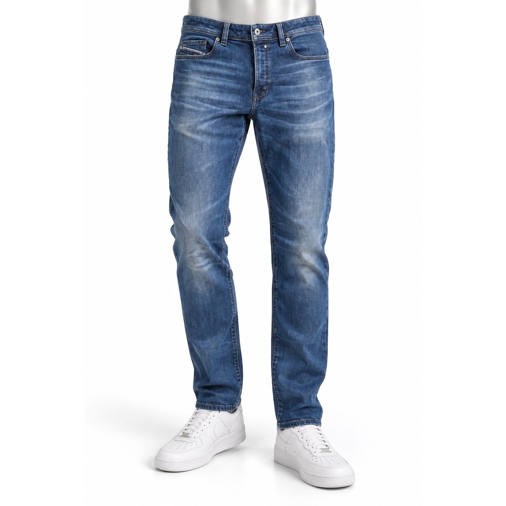 Diesel Safado Regular Slim-Straight Jeans Mens 33x34 Medium Wash Blue C84UH